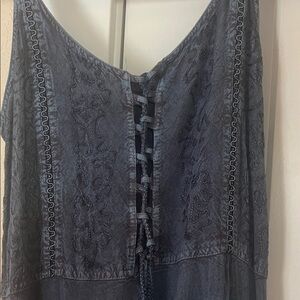 Elegant Blue Lace Fairy Dress